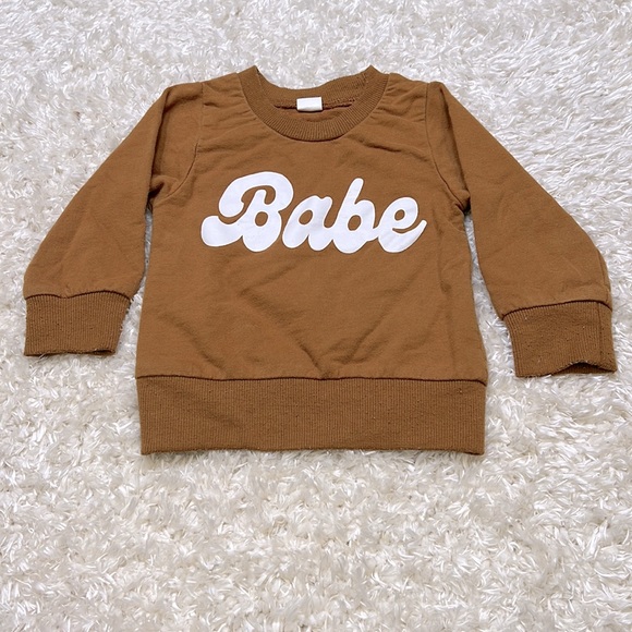 Reverie Threads Other - Brown Babe Sweater Toddler Girls